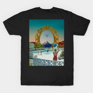 Shark Days - Collage/Surreal Art T-Shirt